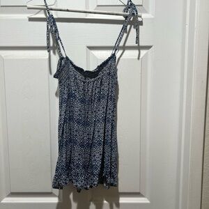 Forever 21 Blue Patterned Camisole